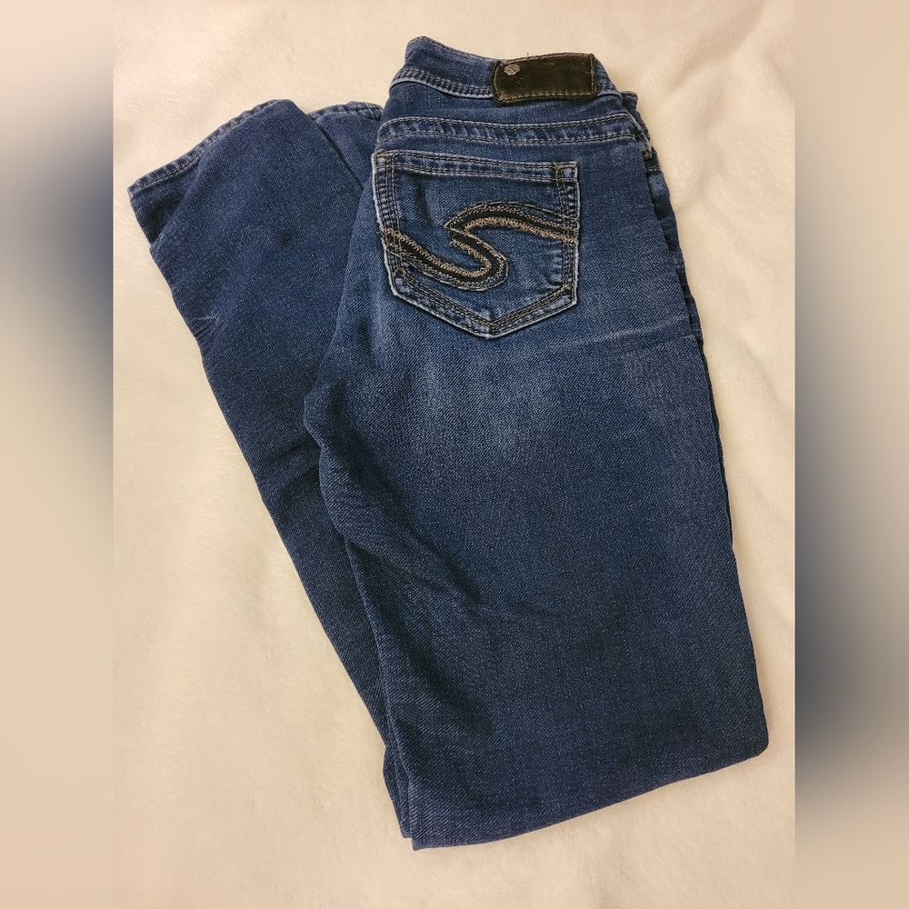 Silver Suki Mid Skinny Jeans - Size W25/L31